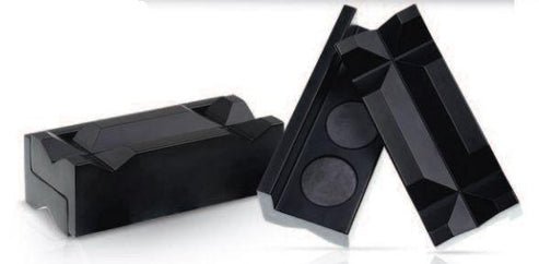Aluminum Vice Jaws for PTFE fitting install - Black Anodized